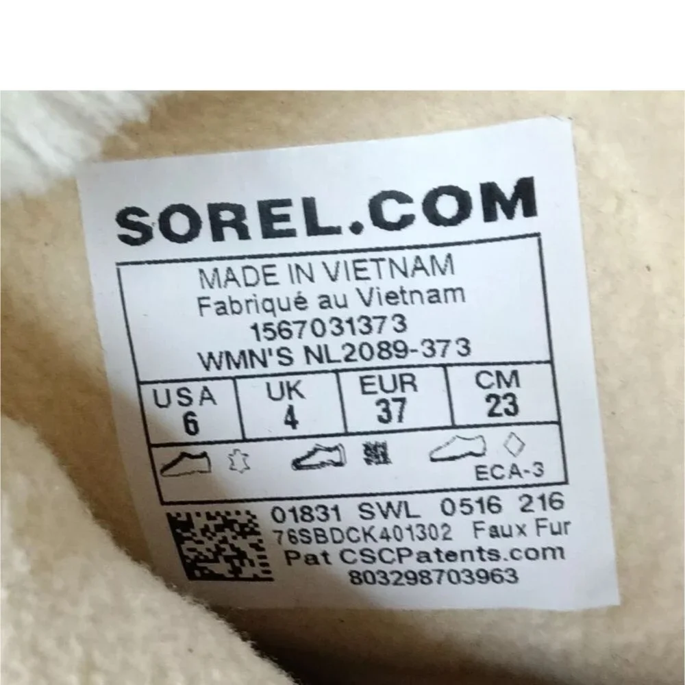Sorel  Tivoli II Curry Tan Winter Boots Waterproof Women's Size 6